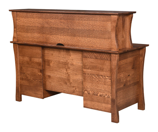 Kapernaum Double Pedestal Desk & Hutch