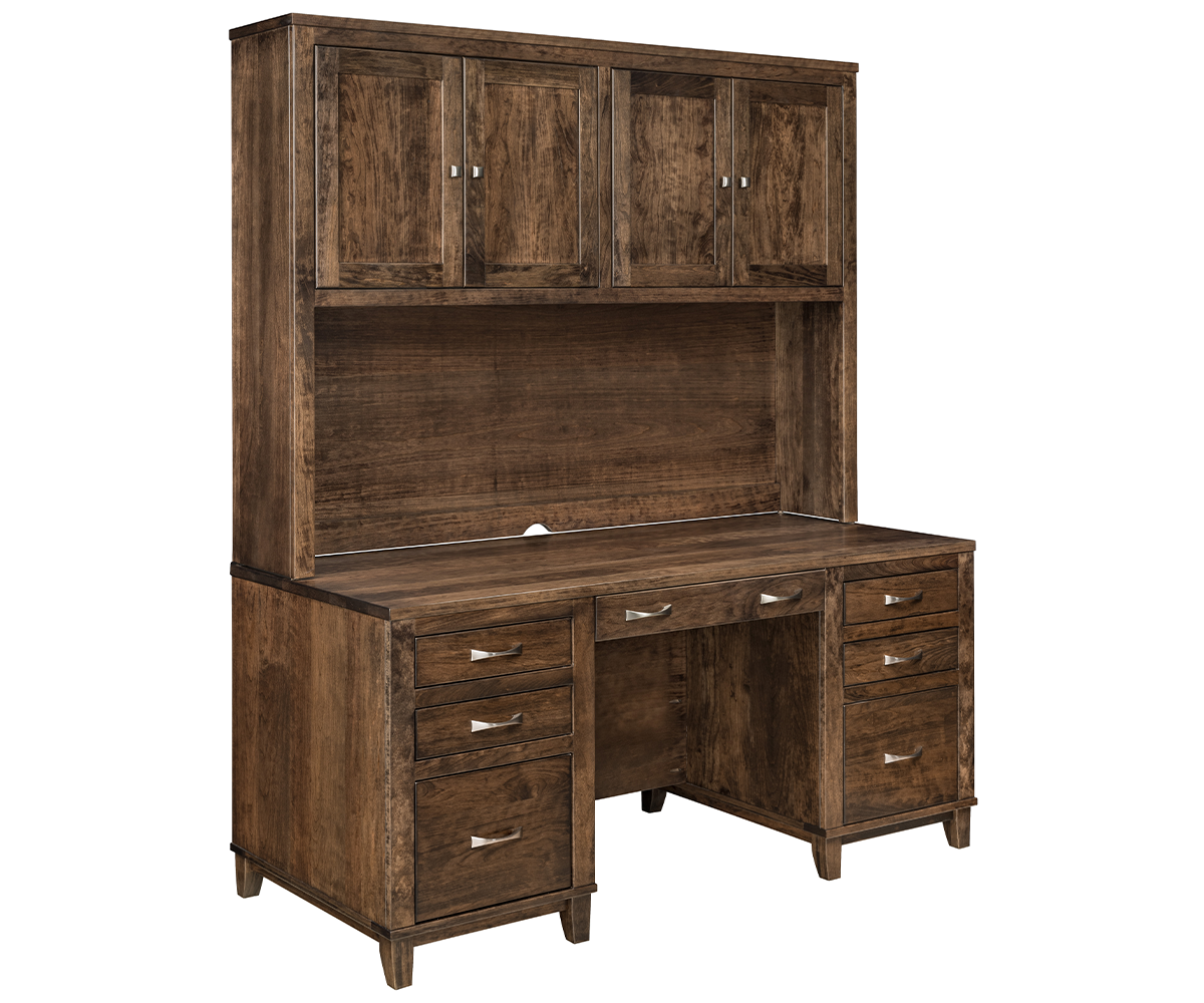 Integra Collection Executive Pedestal Desk With or Without Hutch