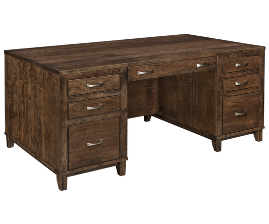 Integra Collection Executive Pedestal Desk With or Without Hutch