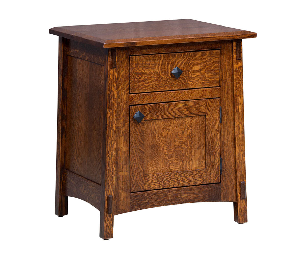 Amish McCoy 1 Drawer 1 Door Nightstand