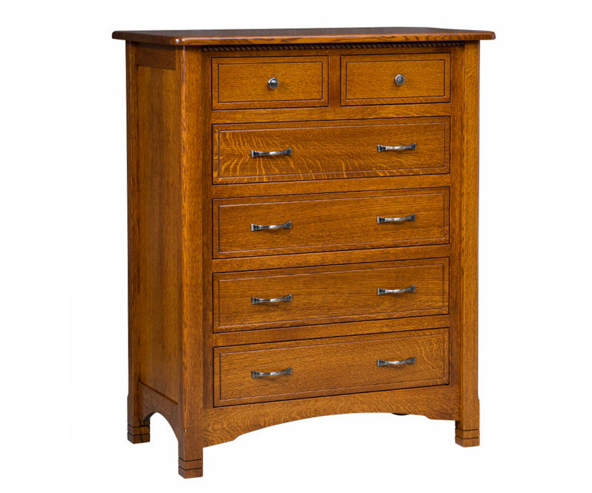 Amish West Lake 6 Drawer Chest