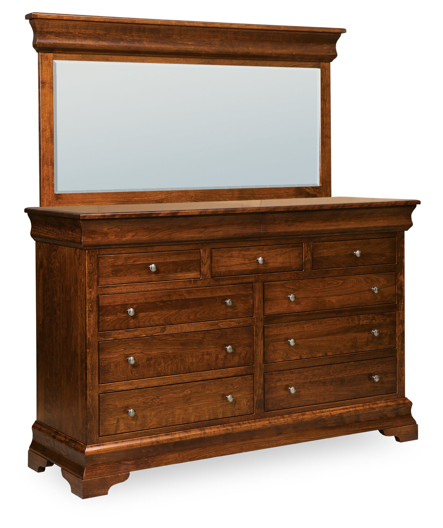 Palm Valley Collection Tall Dresser. 6 Drawer 2 hidden Drawers