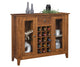 Amish Settlers Ridge Wine Cabinet