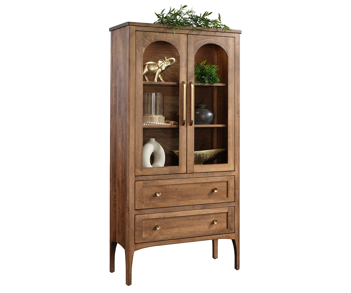 Amish Greyson Display Cabinet 35