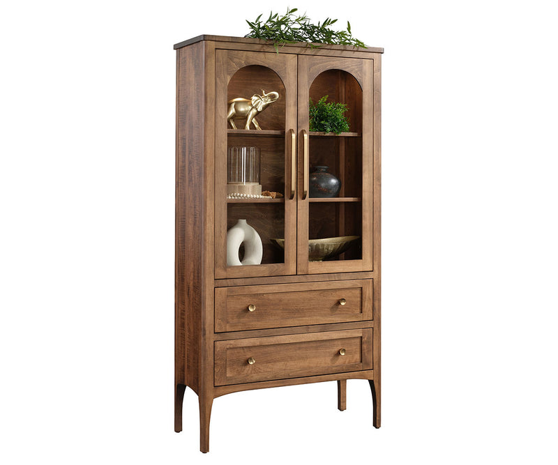 Amish Greyson Display Cabinet 35