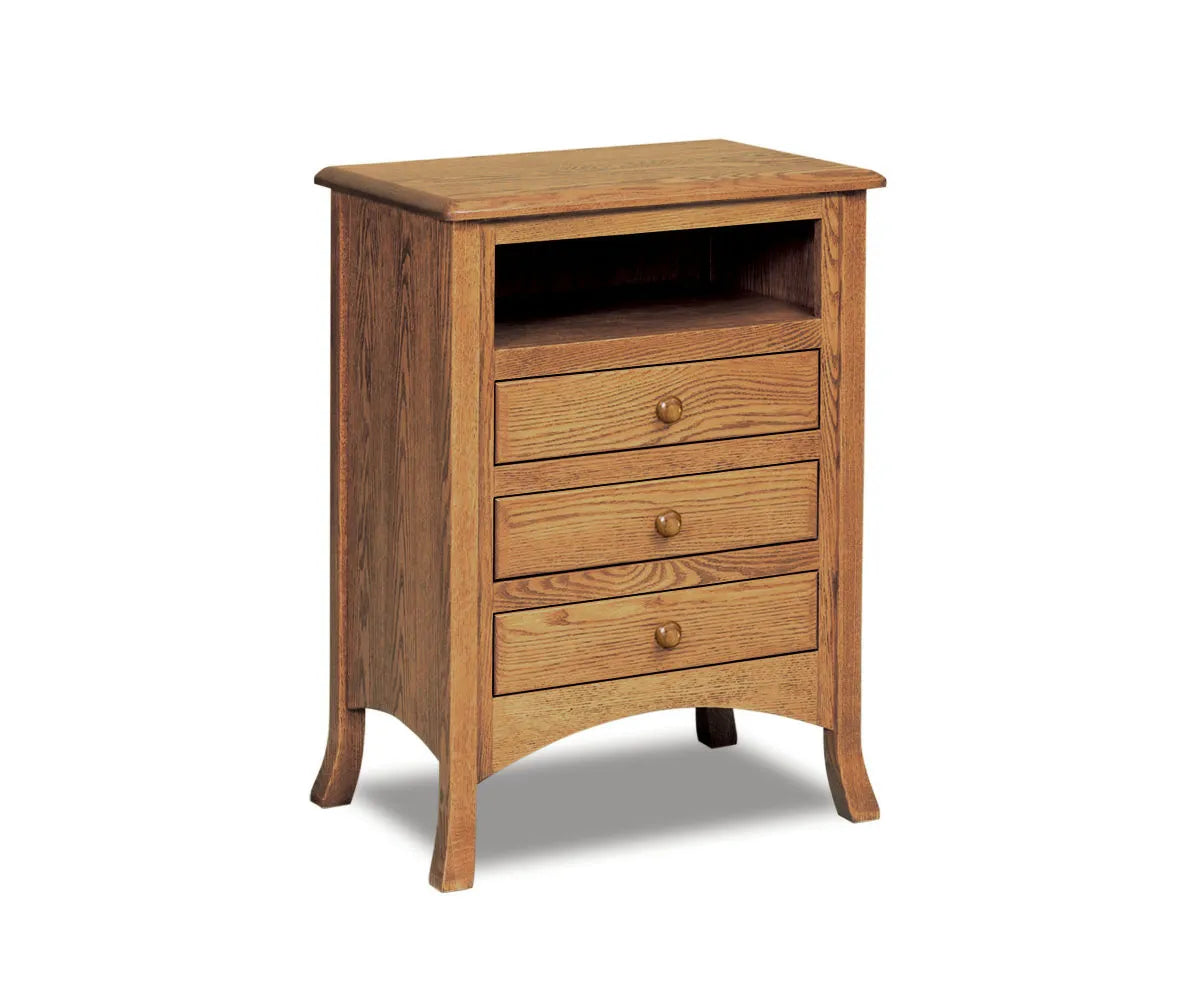 Carlisle 3 Drawer Nightstand 4