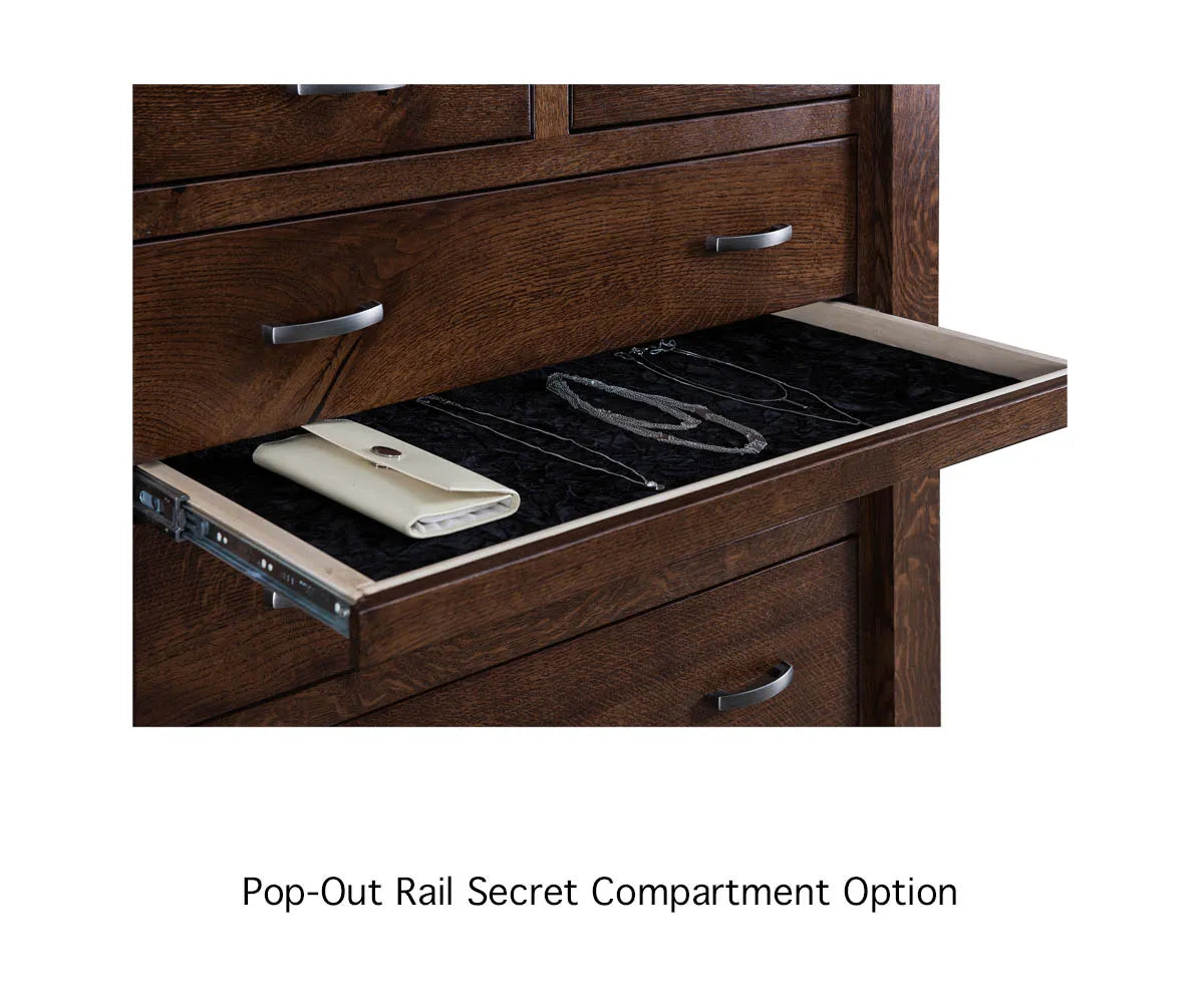 Boulder Creek 11 Drawer Double Chest