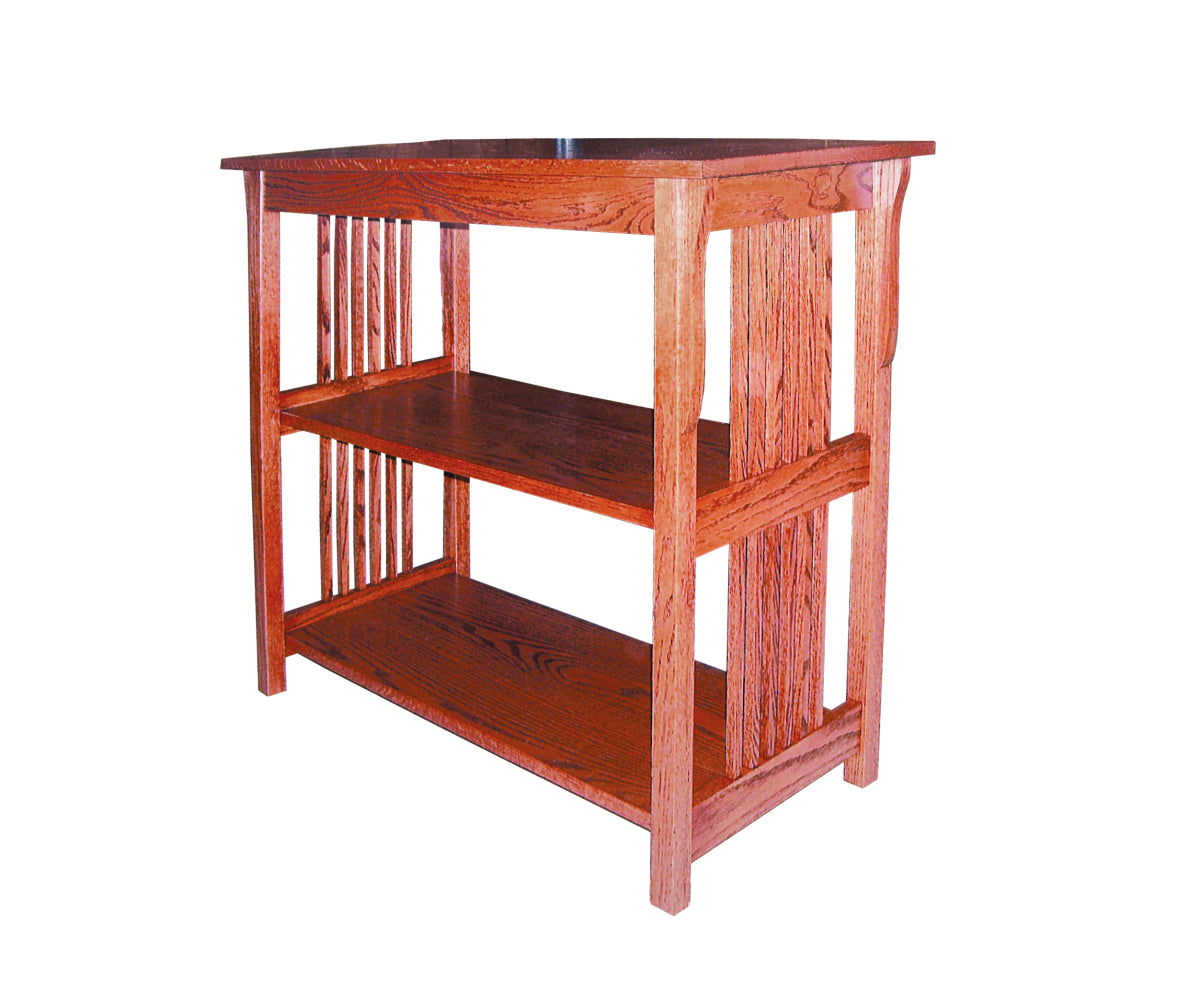 Prairie Mission Double Shelf Sofa Table