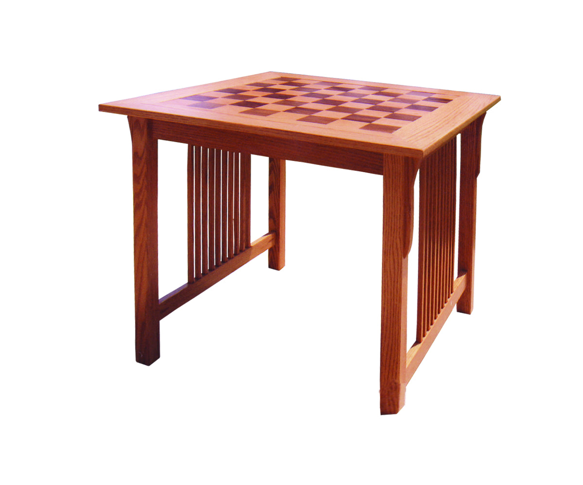 Prairie Mission Chess Game Table