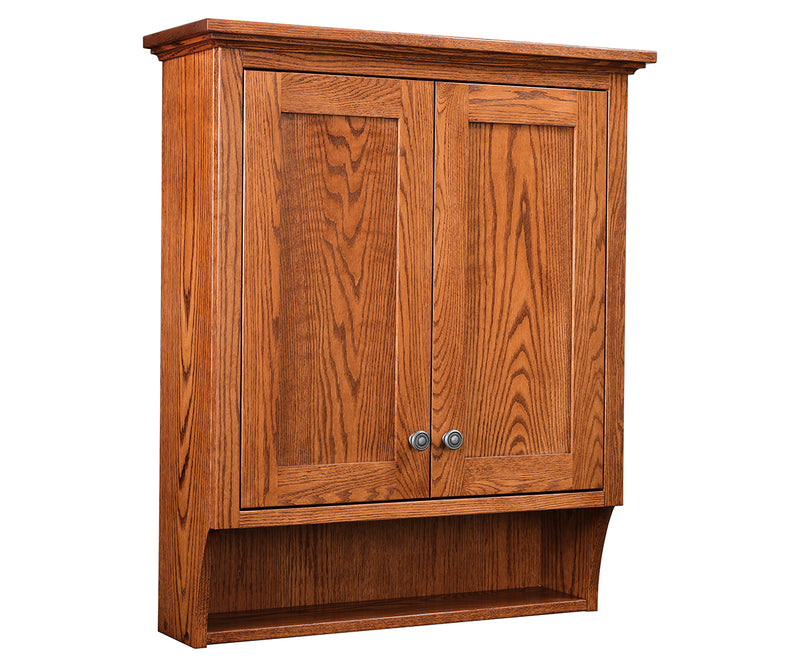 Oak Bathroom Wall Cabinet