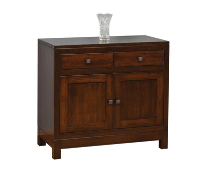 Amish Hampton Buffet and 2 Door Hutch