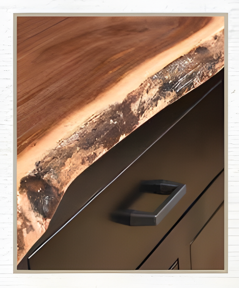 Amish Adele Buffet with Live Edge Top