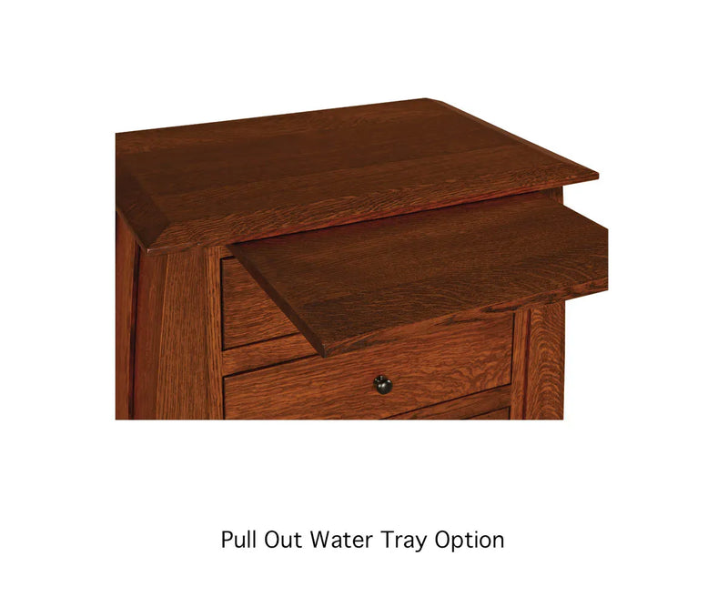 Live Wood 2 Drawer Nightstand