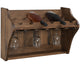 6 Bottle Wine Shelf - Roughsawn