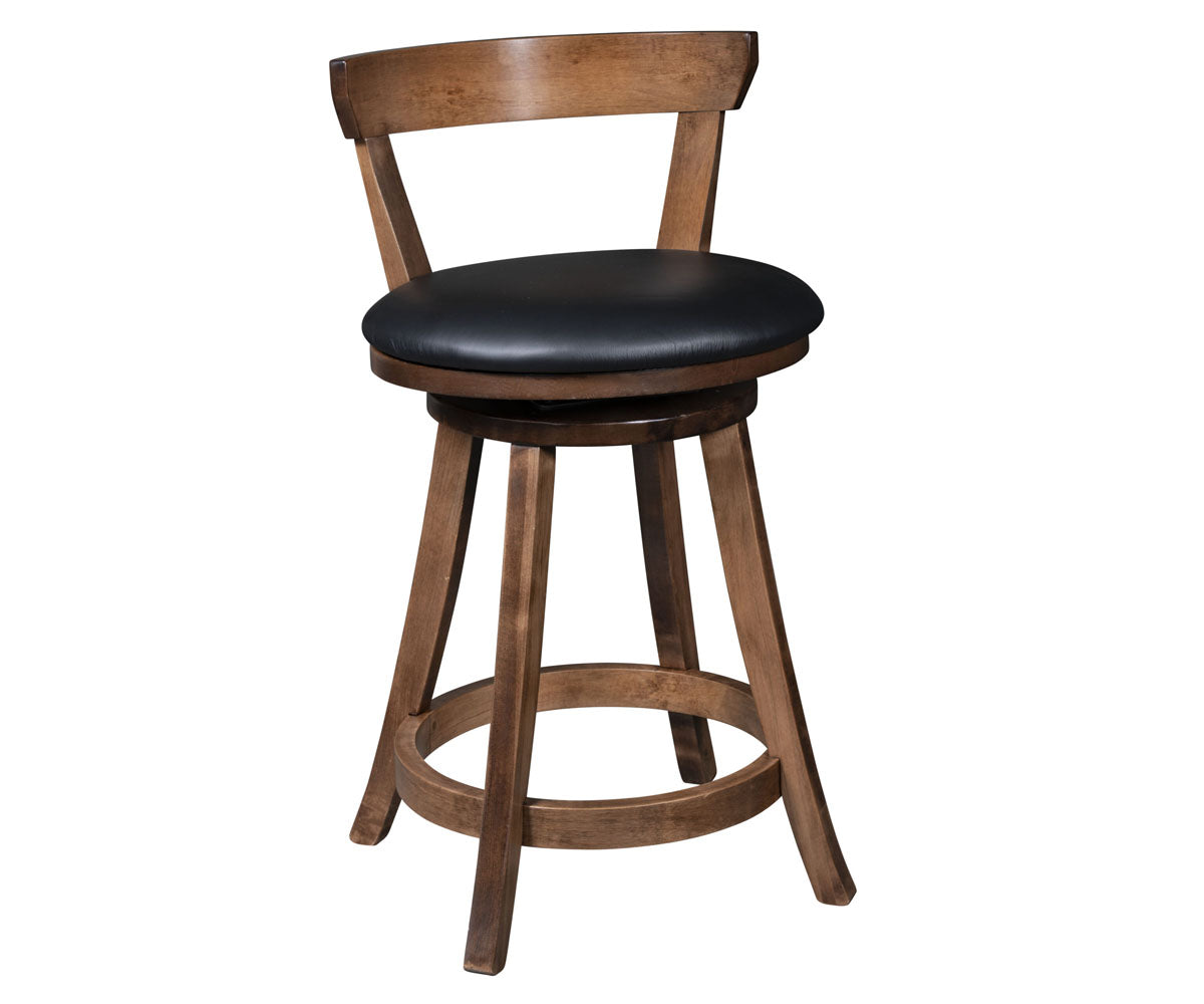 Amish Artesia 24" Swivel Barstool