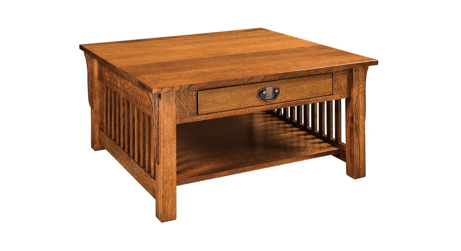Amish Bow Arm Mission Coffee Table