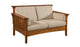 Highback Slat Loveseat