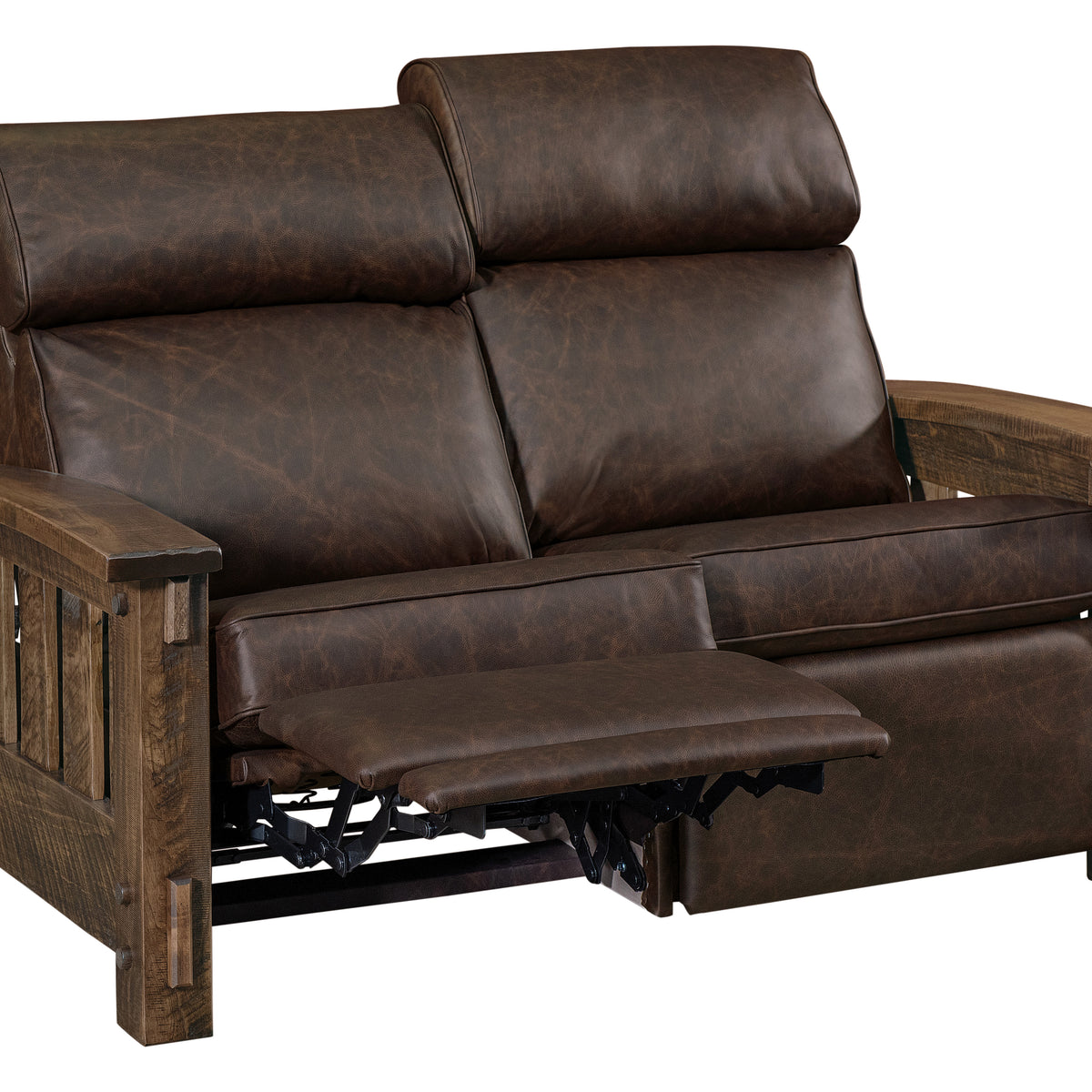 Houston Stockton Wall Hugger Loveseat Recliner