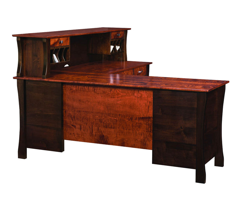 Kapernaum Corner Desk and Hutch