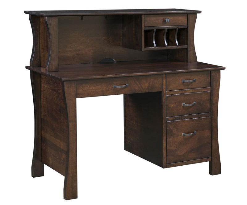 Kapernaum Single Pedestal Desk & Hutch