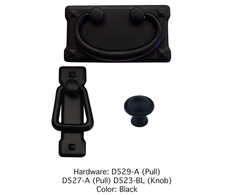 Mission Double Pedestal Desk and Hutch