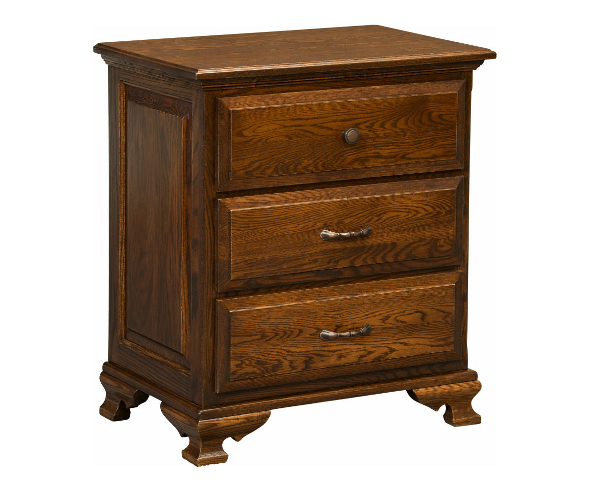 Amish Americana 3 Drawer Nightstand