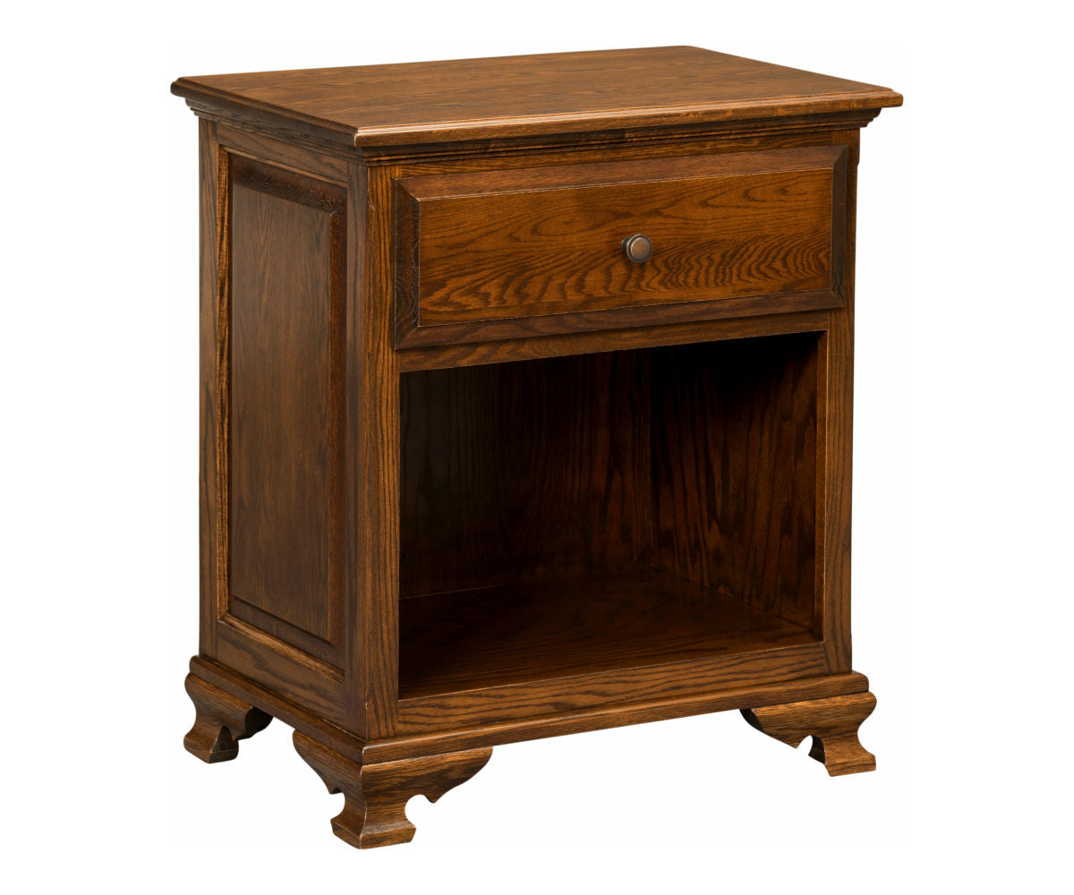 Amish Americana 1 Drawer Open Nightstand