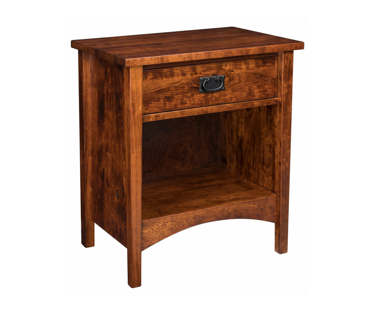 Amish Arts & Crafts 1 Drawer Nightstand