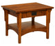 Amish Arts & Crafts End Table