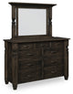 Belmont Collection Dresser 9 Drawer