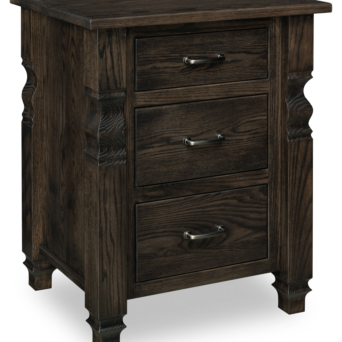 Belmont Collection Night Stand, 3 Drawer