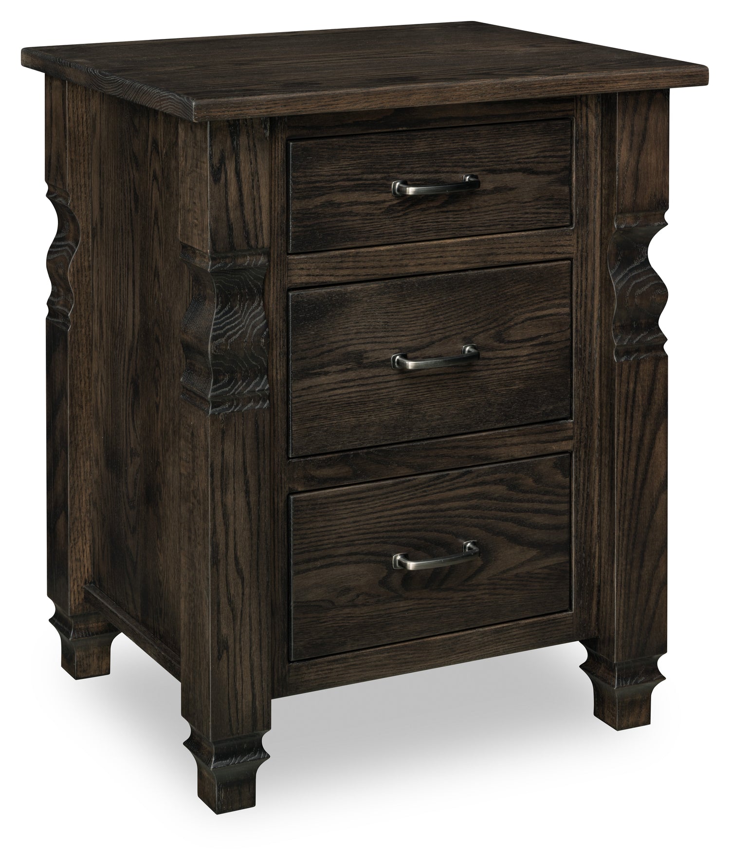 Belmont Collection Night Stand, 3 Drawer