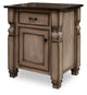 Belmont Collection Night Stand, Drawer and Cabinet