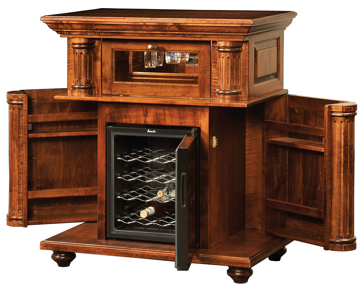 Amish Bryant Wine Cabinet