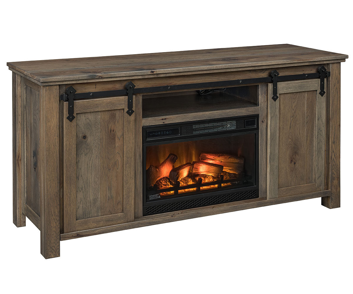 Calloway Fireplace Entertainment Center - 68"W