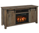 Calloway Fireplace Entertainment Center - 68"W