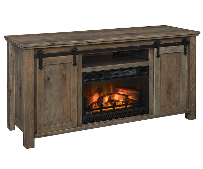 Calloway Fireplace Entertainment Center - 68"W