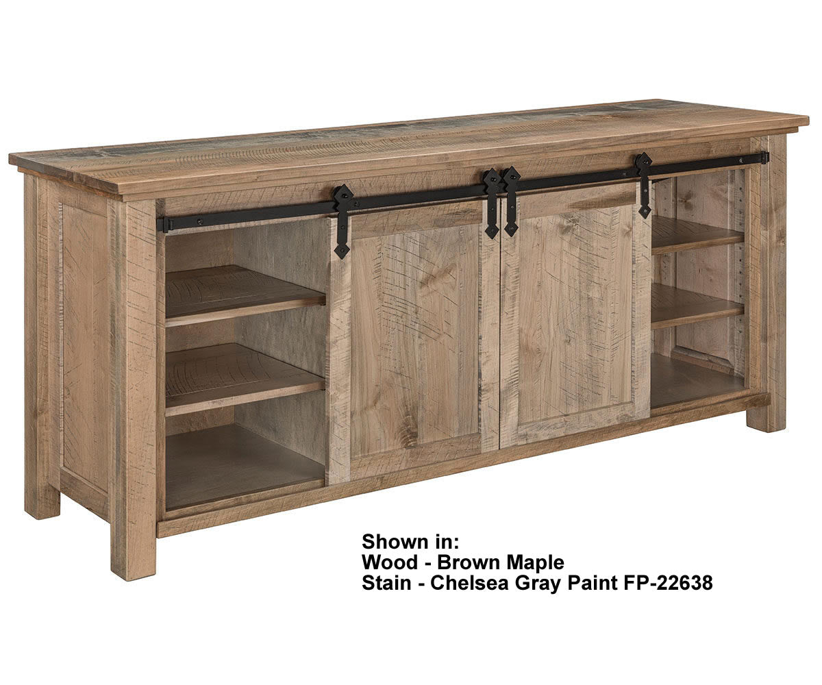 Amish Calloway Fireplace Entertainment Center