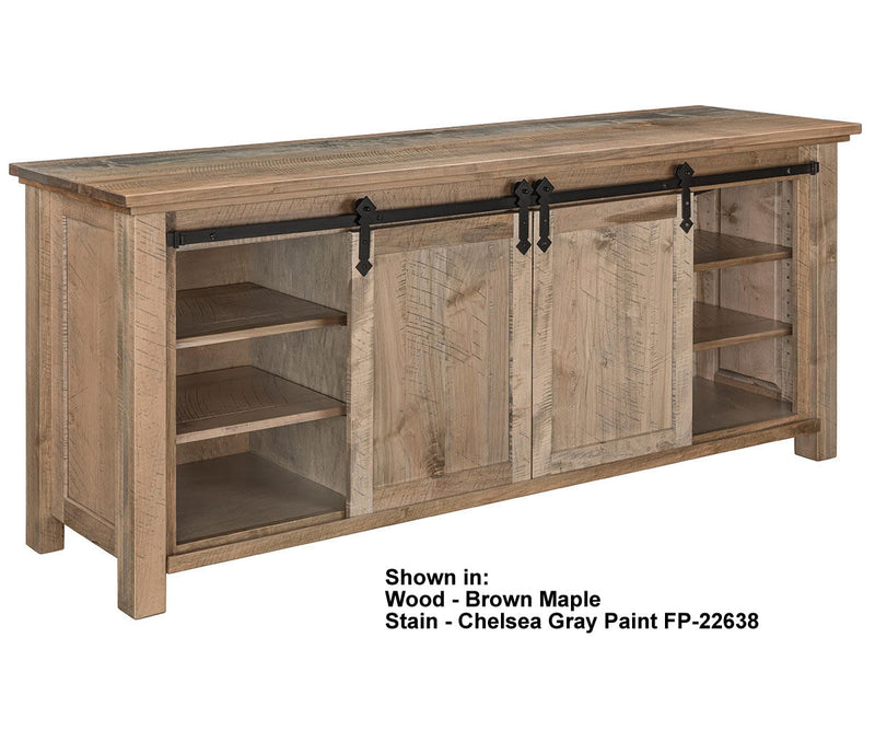 Amish Calloway Fireplace Entertainment Center