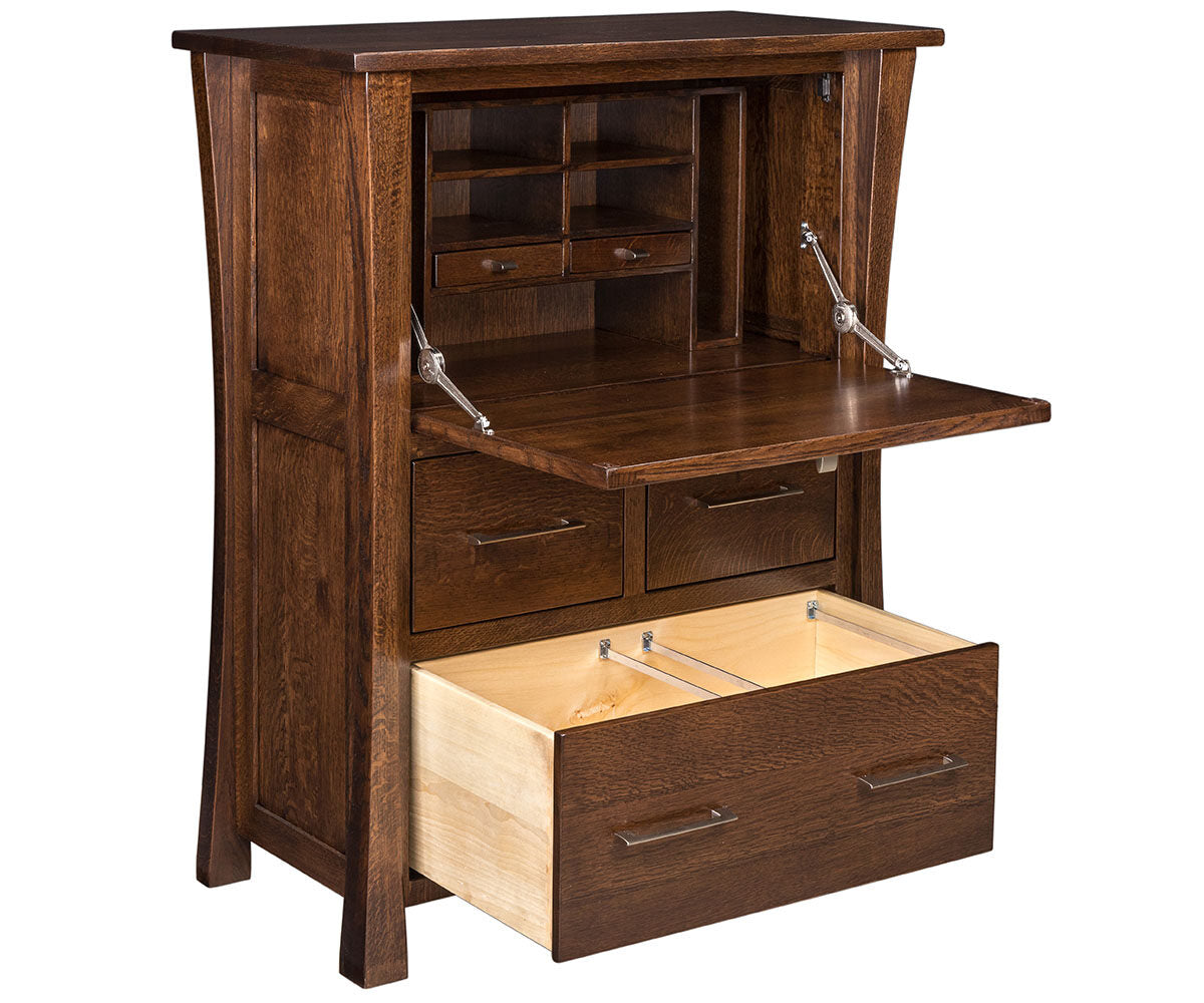 AmishFirstFurniture Eldorado Secretary Desk - Thumbnail 2