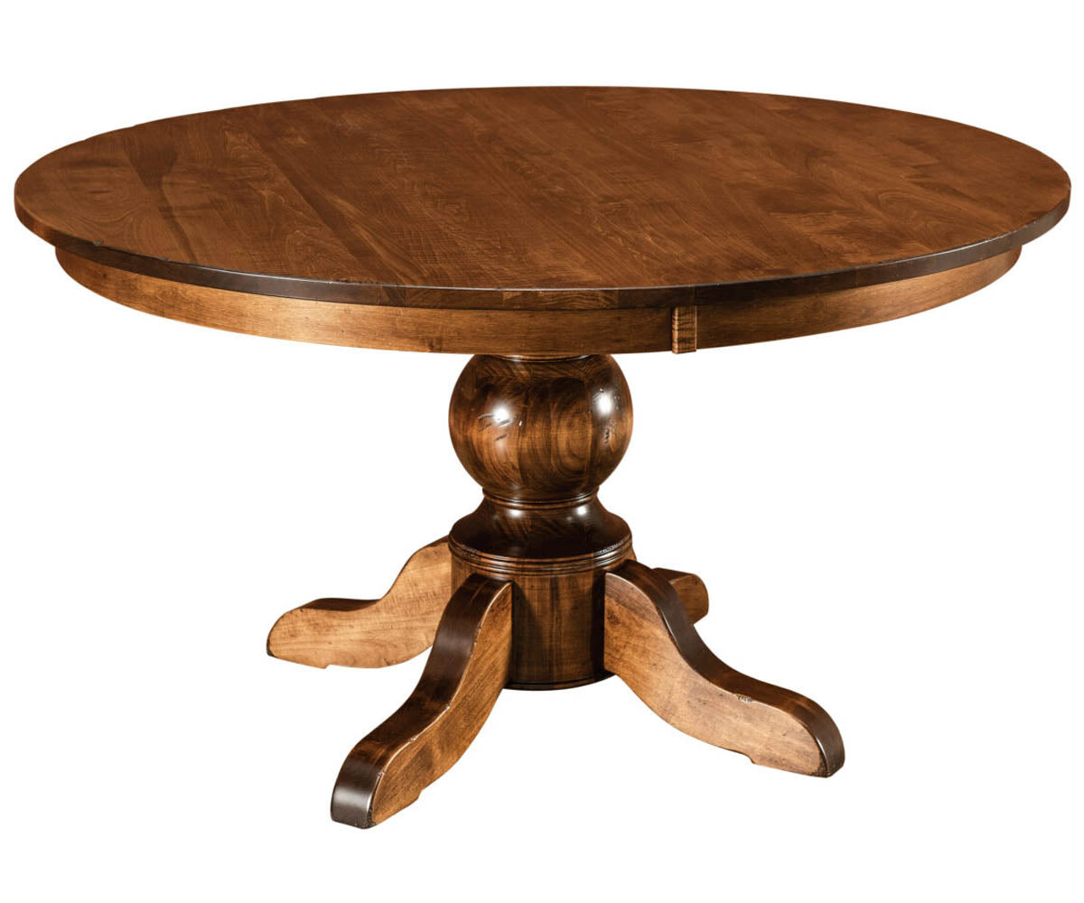 Amish Carson Single Pedestal Table