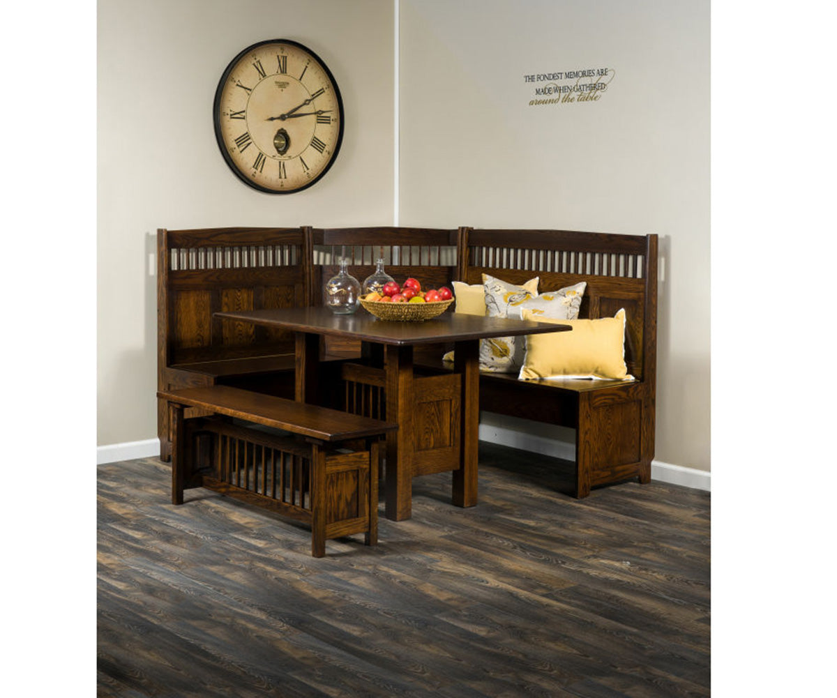 Amish Classic Mission Dining Nook Set