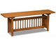 Classic Mission Trestle Bench
