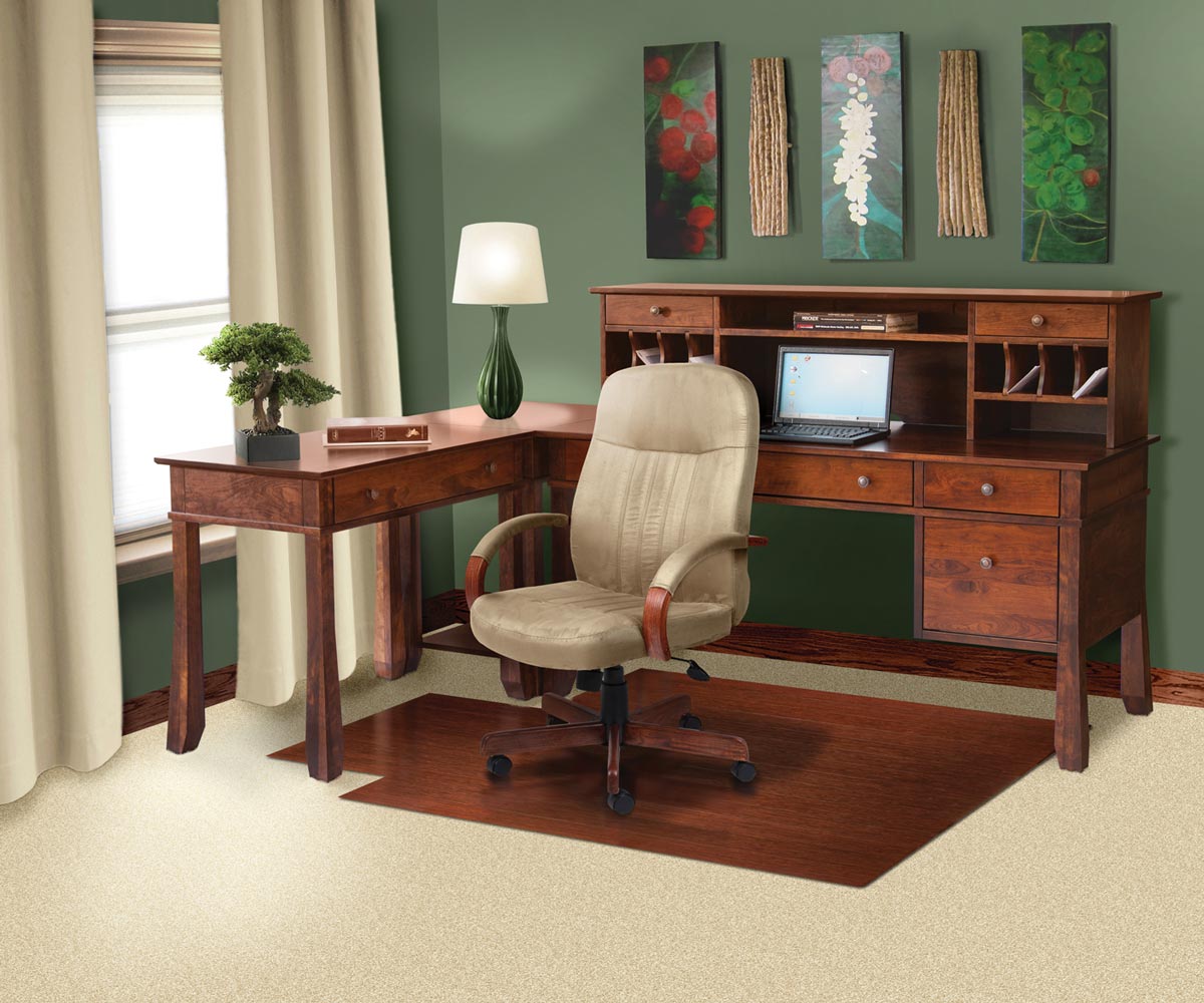 Craftsman Computer Desk & Hutch