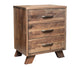 Dakota 3 Drawer Nightstand