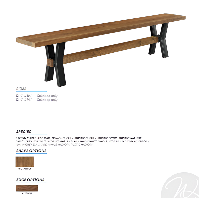 Amish Durango Double Bench