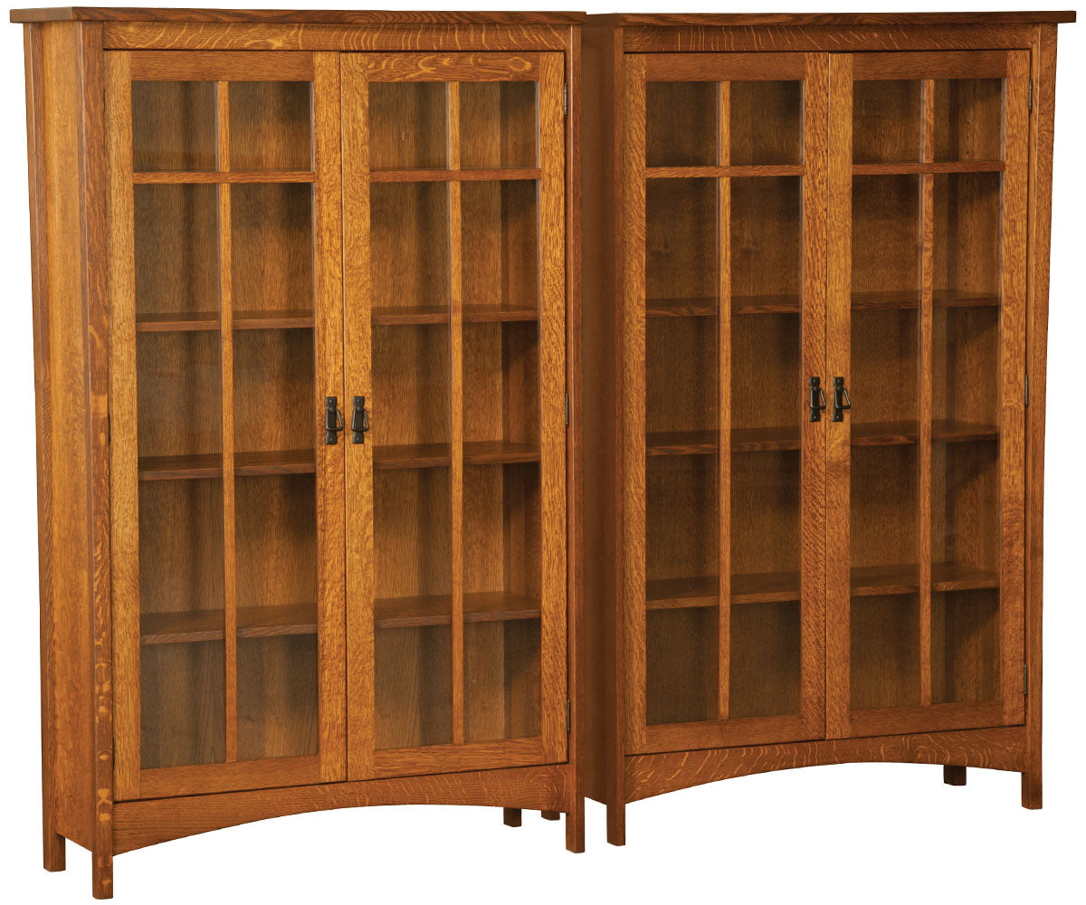 Amish Arts & Crafts Split Bookcase