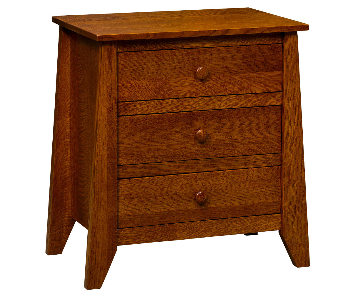 Berwick 3 Drawer Nightstand
