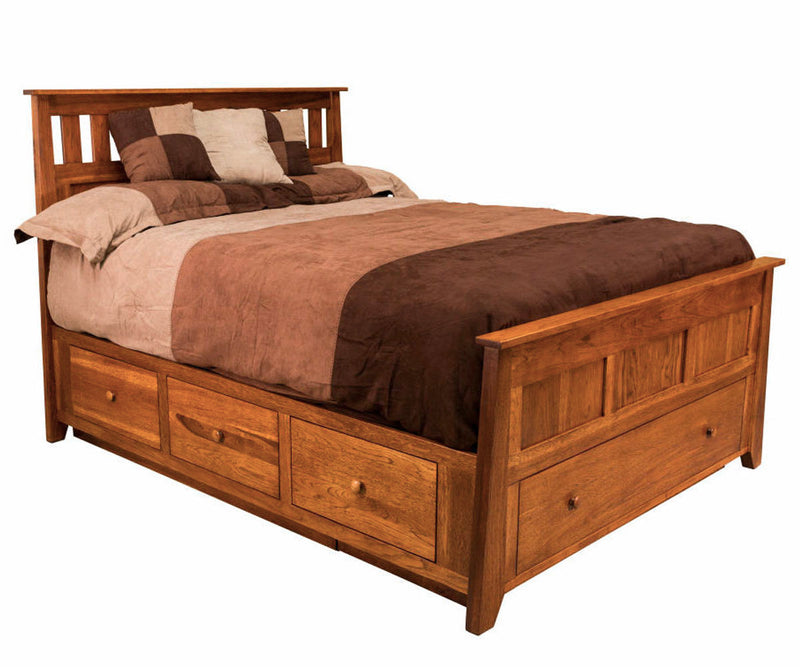 Berwick Slat Panel Bed with Storage