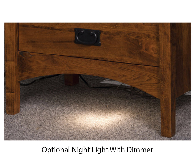 Bel Aire 3 Drawer Nightstand